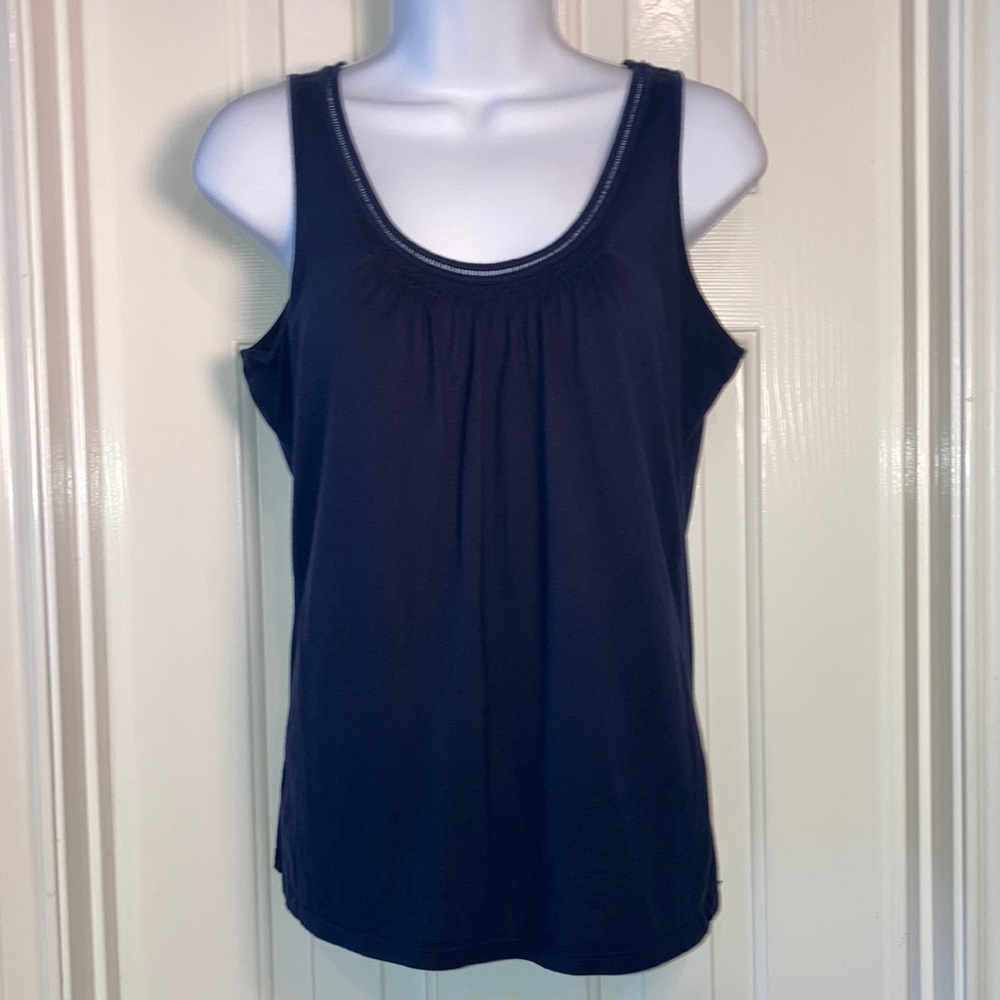 Ann Taylor LOFT Navy Tank